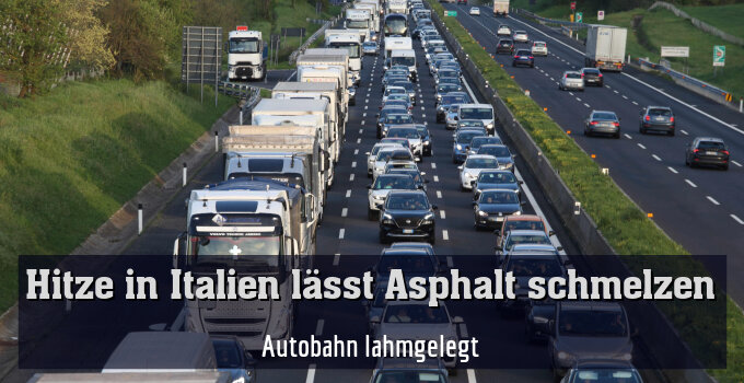 Autobahn lahmgelegt