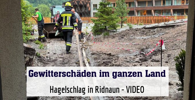 Hagelschlag in Ridnaun - VIDEO