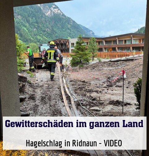 Hagelschlag in Ridnaun - VIDEO