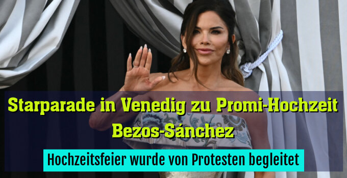 Lauren Sánchez winkt Schaulustigen und Paparazzi