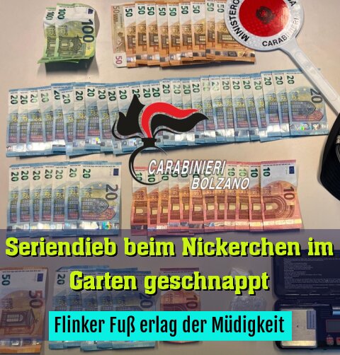 Flinker Fuß erlag der Müdigkeit