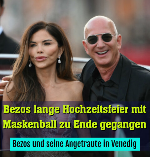 Bezos und seine Angetraute in Venedig