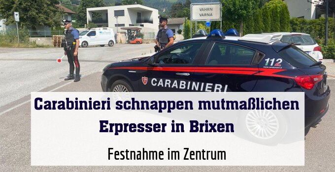 Festnahme im Zentrum