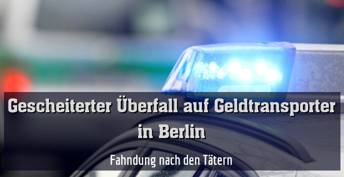 Fahndung nach den Tätern
