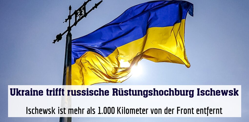Ischewsk ist mehr als 1.000 Kilometer von der Front entfernt