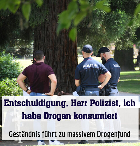 Geständnis führt zu massivem Drogenfund