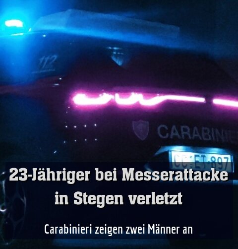 Carabinieri zeigen zwei Männer an