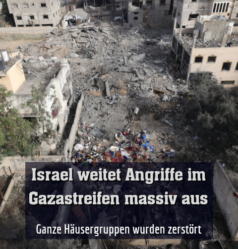 Ganze Häusergruppen wurden zerstört