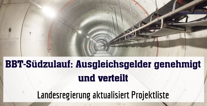 Landesregierung aktualisiert Projektliste