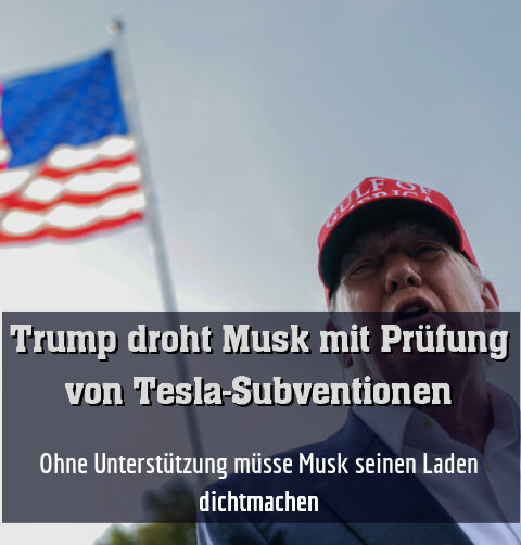 Ohne Unterstützung müsse Musk seinen Laden dichtmachen