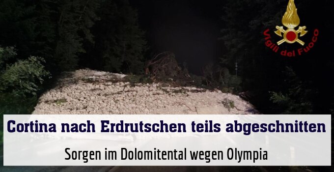 Sorgen im Dolomitental wegen Olympia