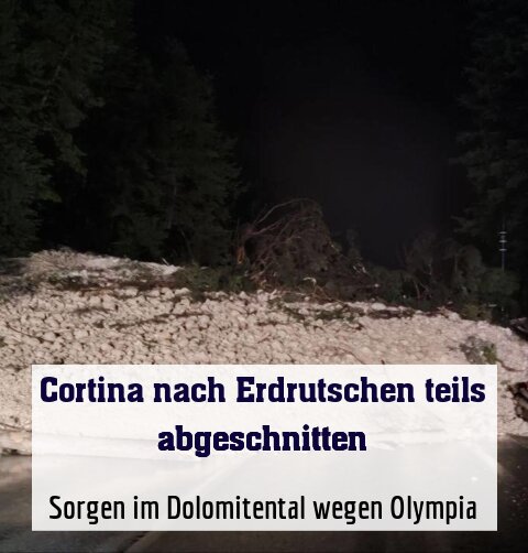Sorgen im Dolomitental wegen Olympia