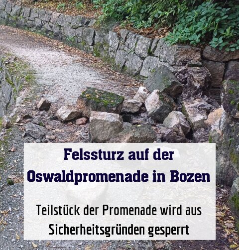 Teilstück der Promenade wird aus Sicherheitsgründen gesperrt