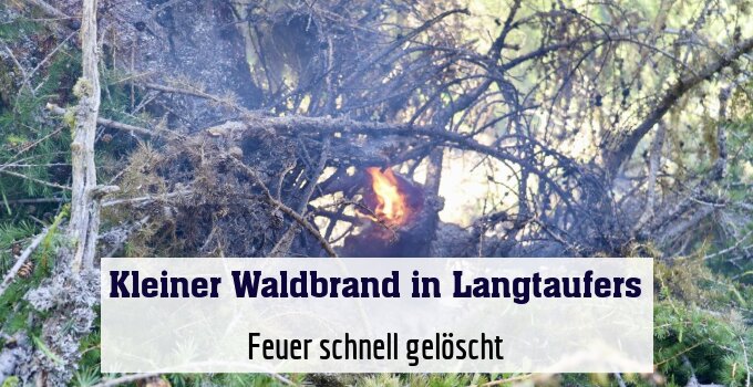Feuer schnell gelöscht