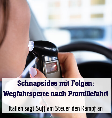Italien sagt Suff am Steuer den Kampf an