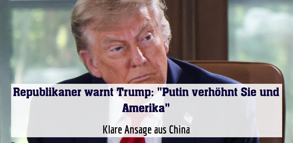 Klare Ansage aus China