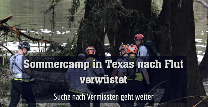 Suche nach Vermissten geht weiter