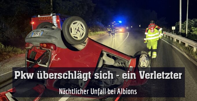 Nächtlicher Unfall bei Albions
