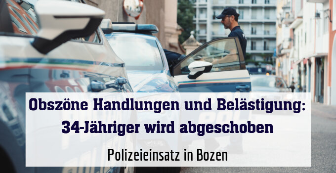 Polizeieinsatz in Bozen