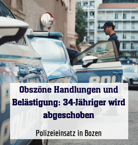 Polizeieinsatz in Bozen