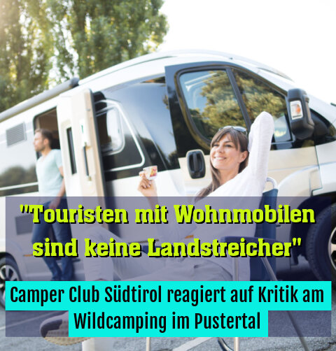 Camper Club Südtirol reagiert auf Kritik am Wildcamping im Pustertal
