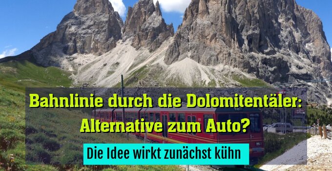 Die Idee wirkt zunächst kühn 