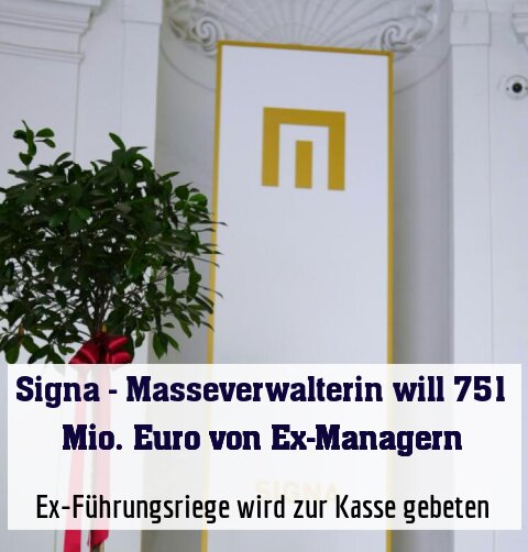 Ex-Führungsriege wird zur Kasse gebeten