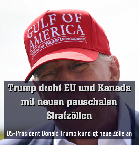US-Präsident Donald Trump kündigt neue Zölle an