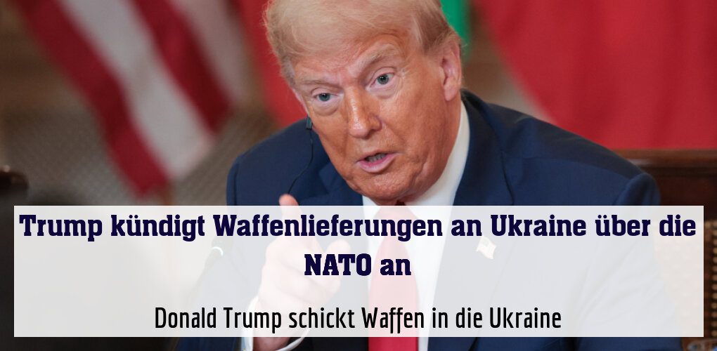 Donald Trump schickt Waffen in die Ukraine
