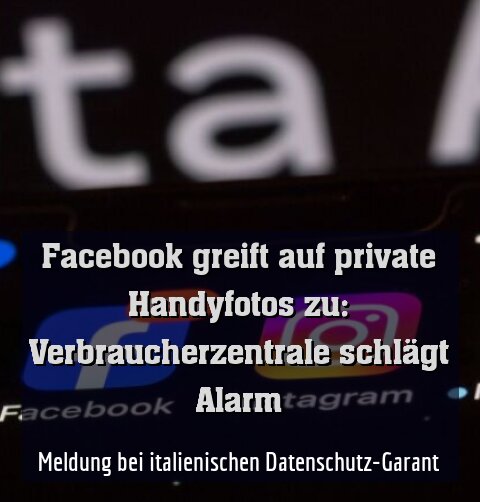 Meldung bei italienischen Datenschutz-Garant