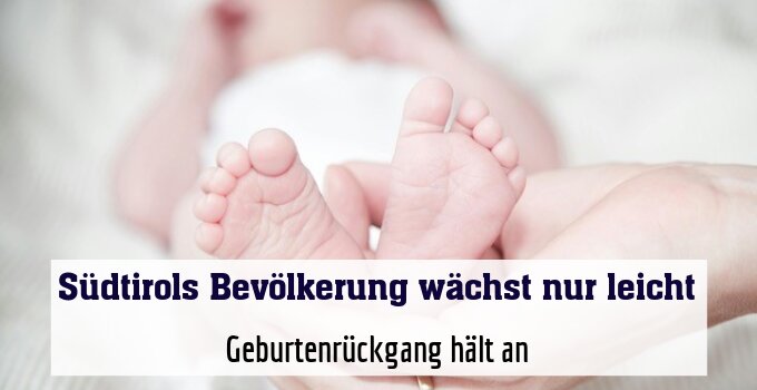 Geburtenrückgang hält an