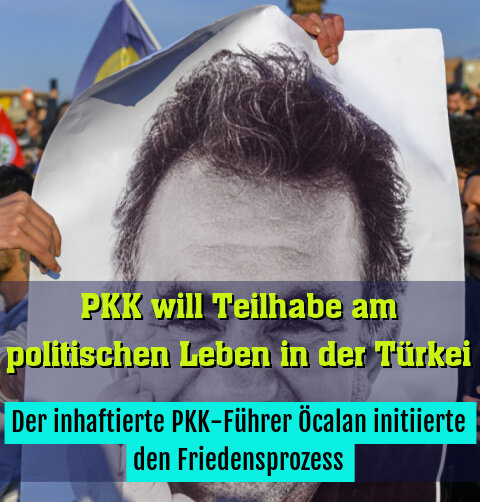 Der inhaftierte PKK-Führer Öcalan initiierte den Friedensprozess