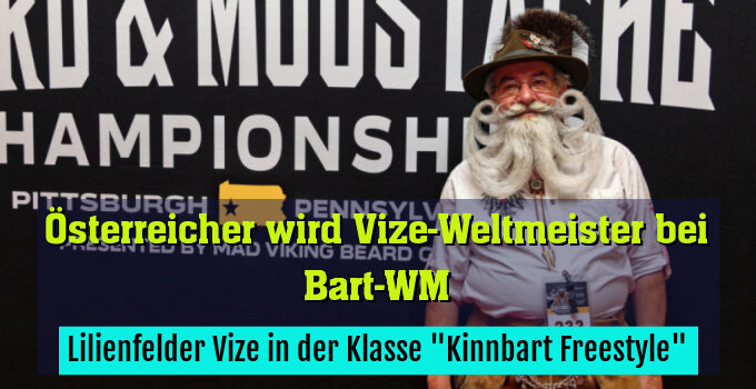 Lilienfelder Vize in der Klasse "Kinnbart Freestyle"