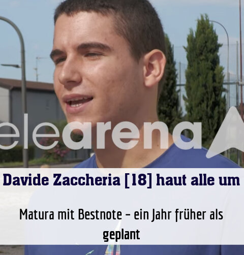 Matura mit Bestnote – ein Jahr früher als geplant