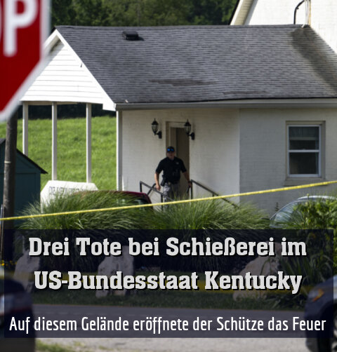 Auf diesem Gelände eröffnete der Schütze das Feuer