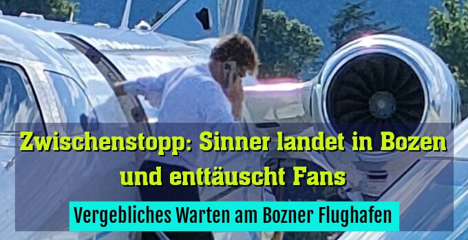 Vergebliches Warten am Bozner Flughafen