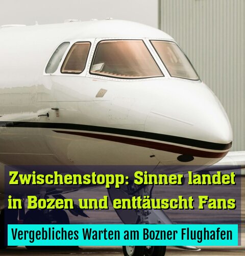 Vergebliches Warten am Bozner Flughafen