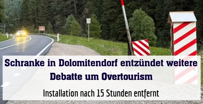 Installation nach 15 Stunden entfernt