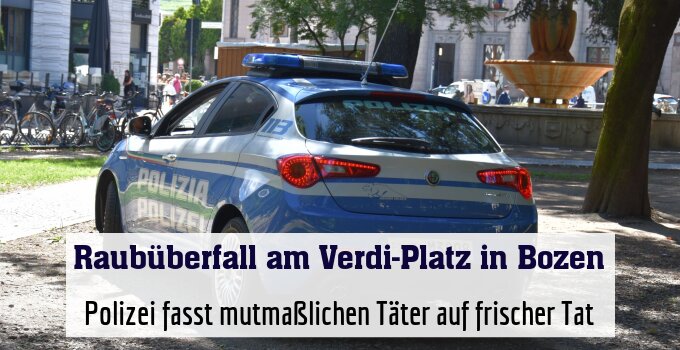 Polizei fasst mutmaßlichen Täter auf frischer Tat