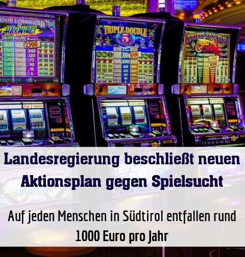 Auf jeden Menschen in Südtirol entfallen rund 1000 Euro pro Jahr