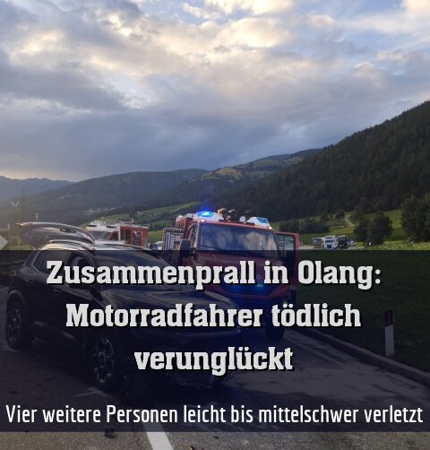 Vier weitere Personen leicht bis mittelschwer verletzt