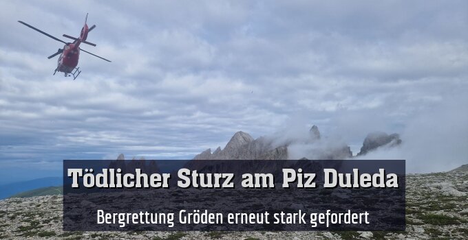Bergrettung Gröden erneut stark gefordert
