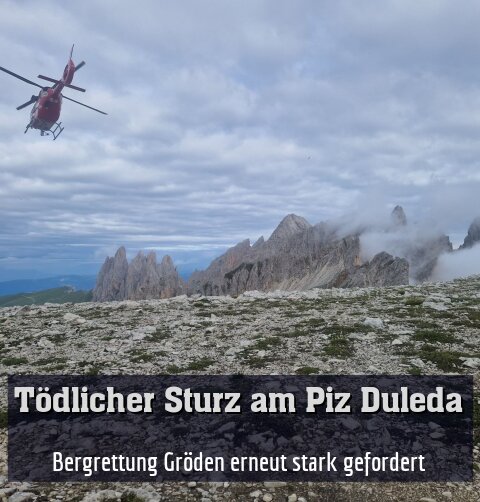 Bergrettung Gröden erneut stark gefordert