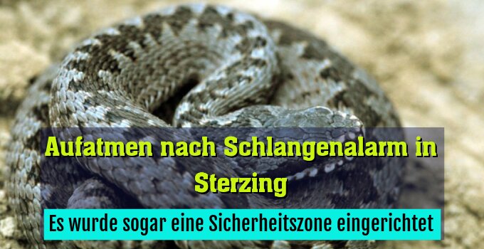 Es wurde sogar eine Sicherheitszone eingerichtet