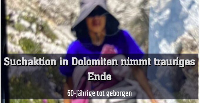 60-Jährige tot geborgen
