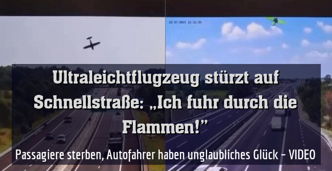 Passagiere sterben, Autofahrer haben unglaubliches Glück – VIDEO