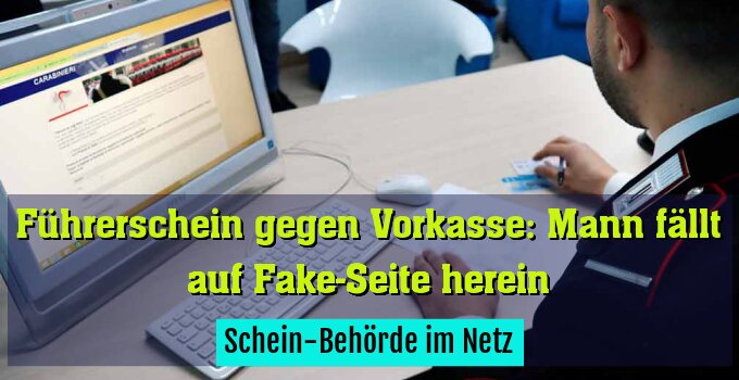 Schein-Behörde im Netz