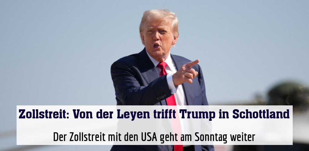 Der Zollstreit mit den USA geht am Sonntag weiter