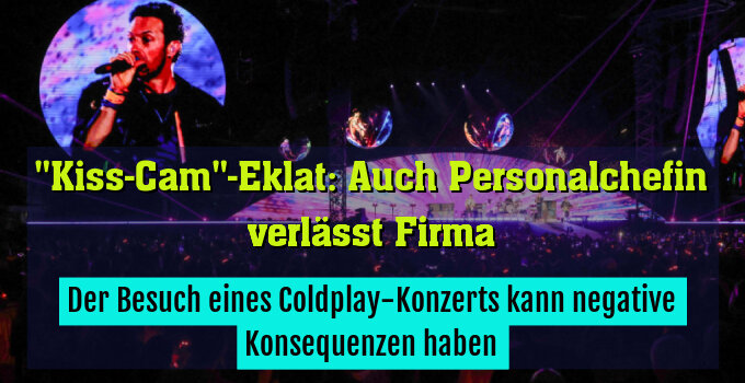 Der Besuch eines Coldplay-Konzerts kann negative Konsequenzen haben