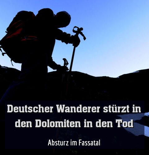 Absturz im Fassatal